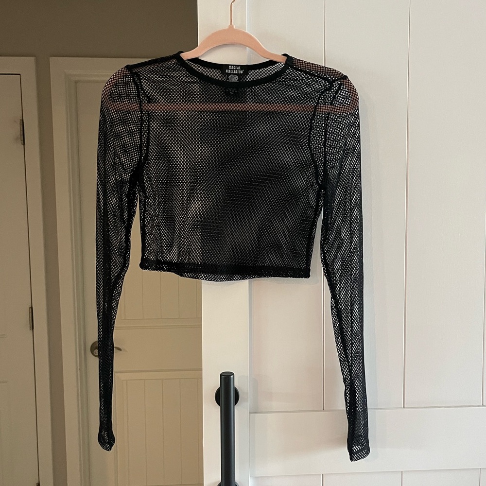 Social Collision Long Sleeved Top